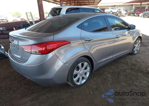 2013 Hyundai Elantra Limited from USA, damaged, VIN KMHDH4AE1DU890224